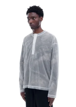 New MESH HENLEY T-Shirts