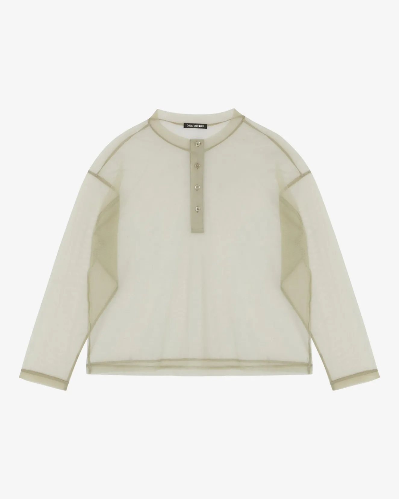 New MESH HENLEY T-Shirts
