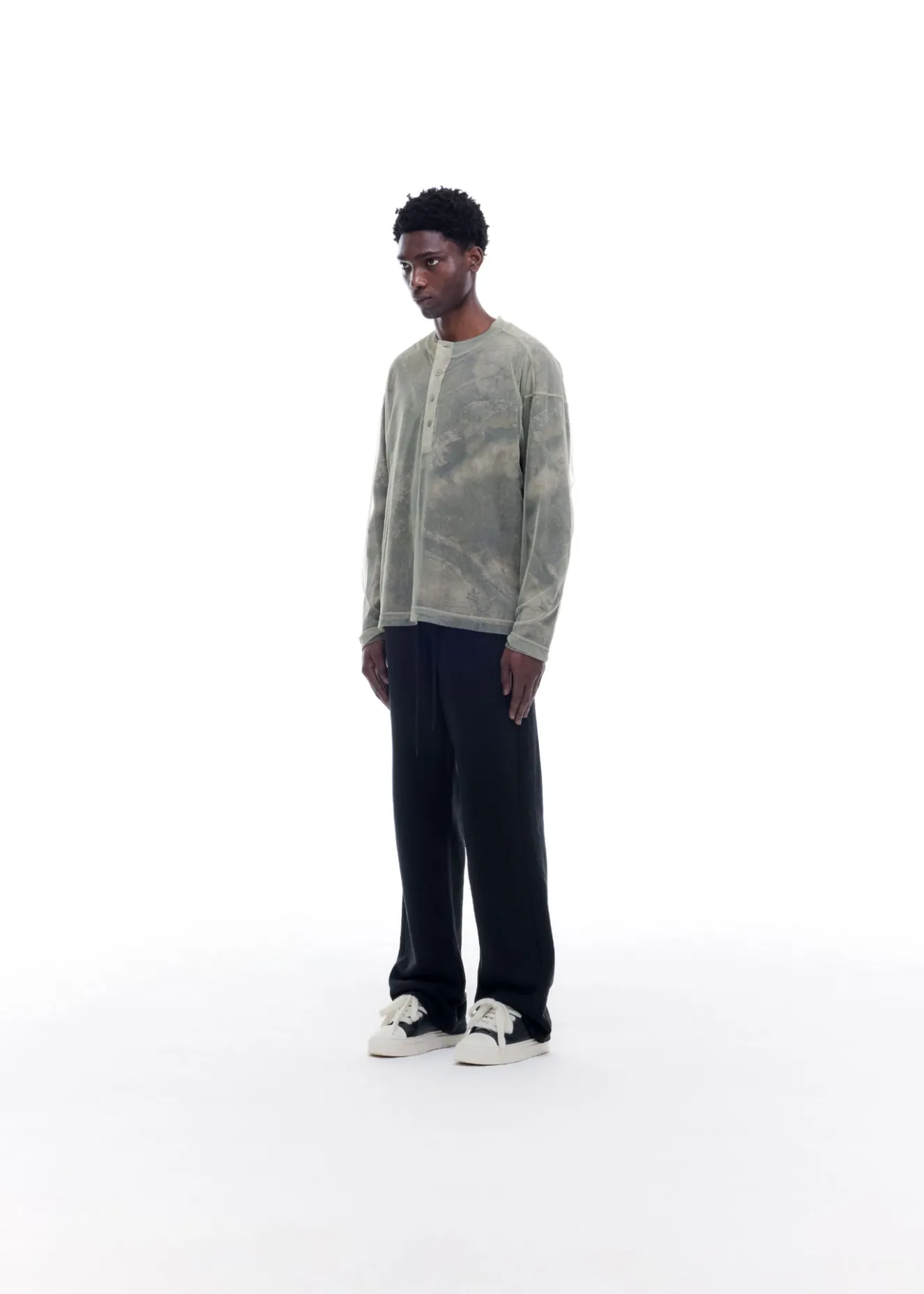 New MESH HENLEY T-Shirts