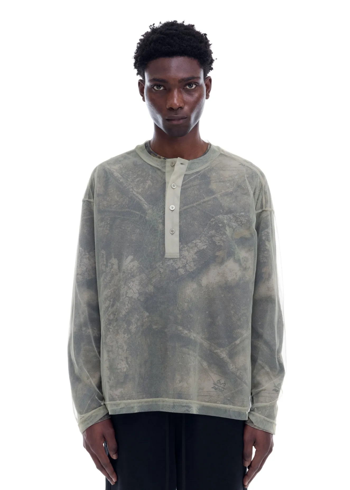 New MESH HENLEY T-Shirts