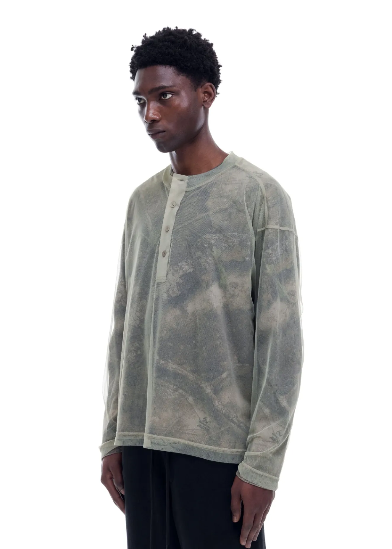 New MESH HENLEY T-Shirts