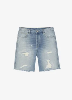 Hot REPAIRED DENIM SHORTS Shorts|Denim