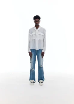 Hot VISCOSE ZIPPED SHIRT Shirts
