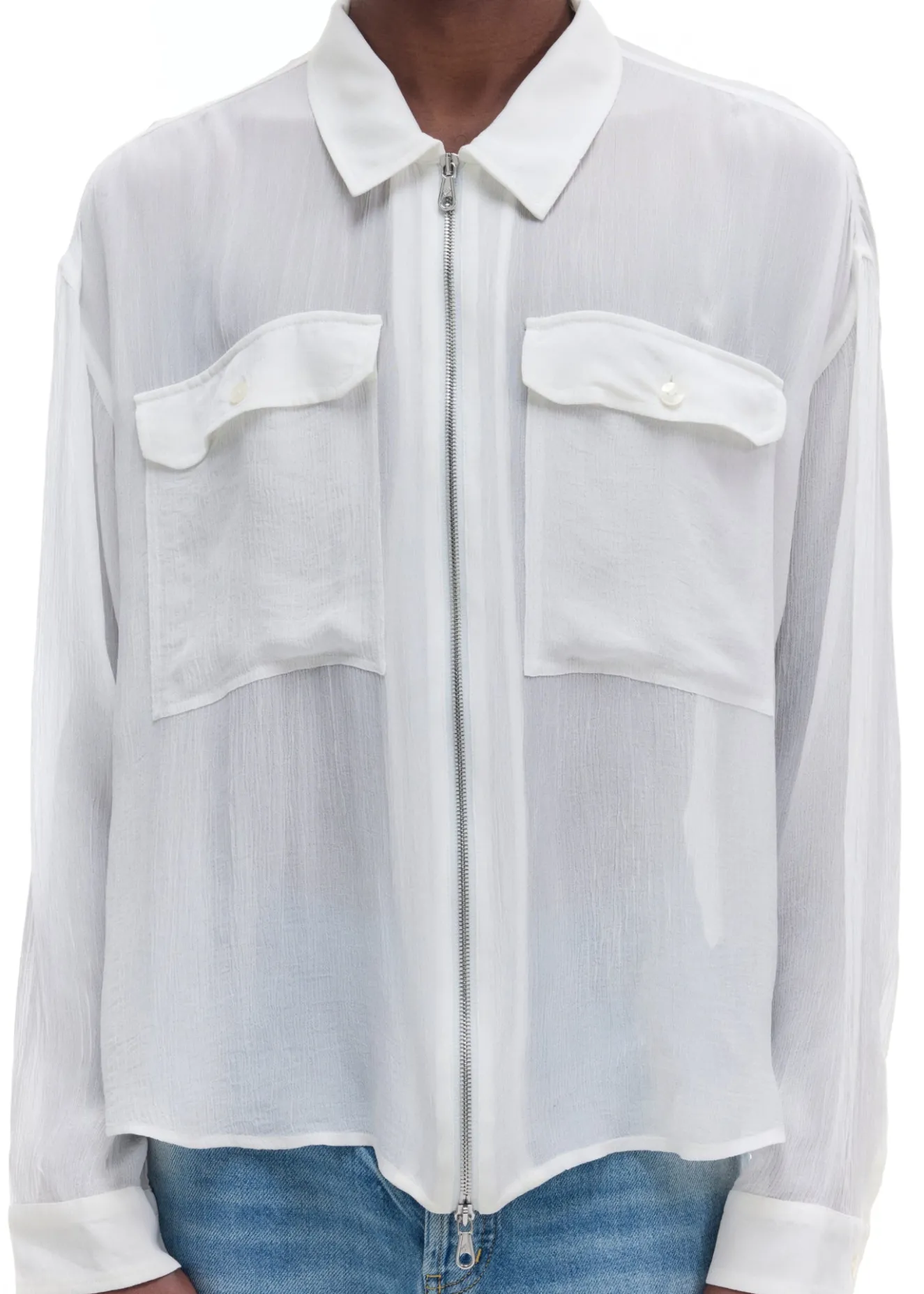 Hot VISCOSE ZIPPED SHIRT Shirts