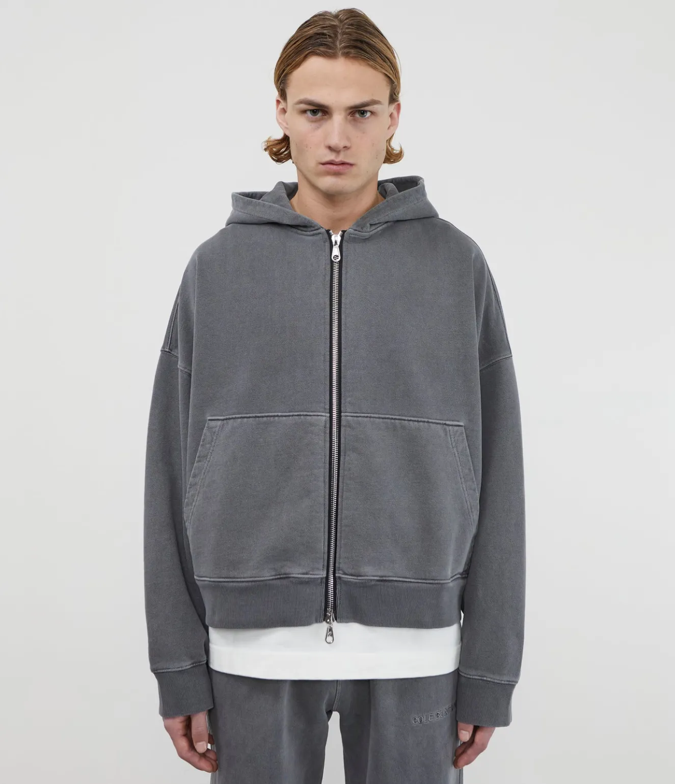Clearance WARM UP CROPPED ZIPPED HOODIE Hoodies