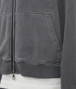 Clearance WARM UP CROPPED ZIPPED HOODIE Hoodies
